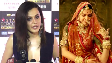 Taapsee Pannu REACTION On Padmavati Controversy