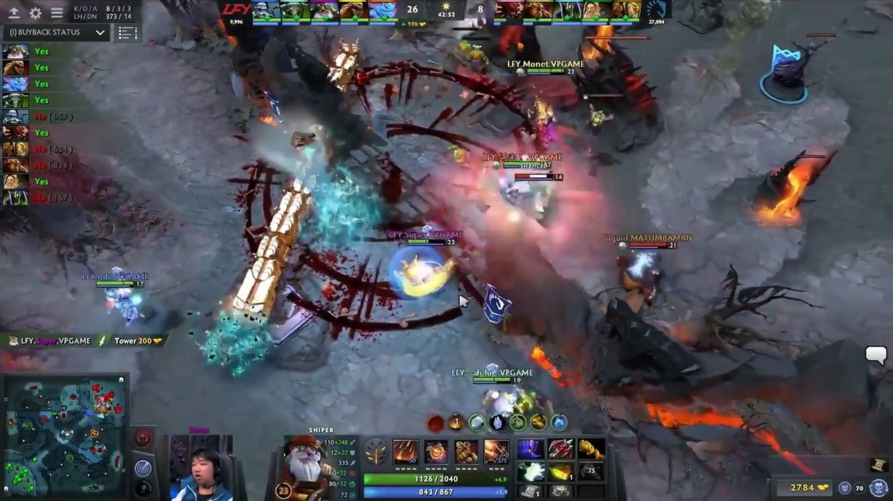 LFY vs LIQUID - TI7 Semi-Finals DOTA 2 AUG 2017