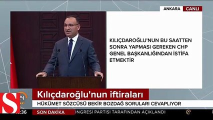 Başbakan Yardımcısı Bozdağ'dan Kılıçdaroğlu'na tepki: Sizi başa getiren baronlar...