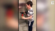 Autistic boy obsessed with lifts has dream come true thanks to doting mum and selfless strangers sending him video clips