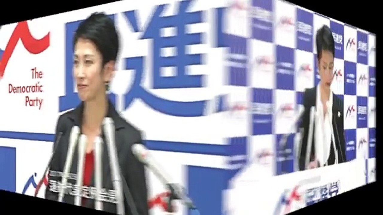 【民進党】蓮舫の天敵フリー記者の直球質問に常に拒絶反応が…体は正直だったｗ