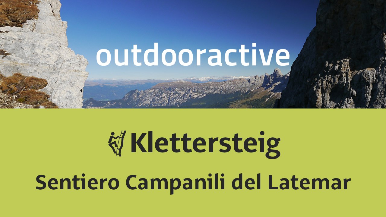 Klettersteig: sentiero campanili del latemar