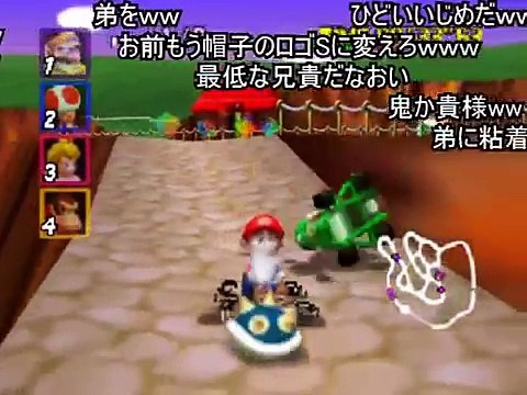 (コメ付き)マリオカート64 Ver カオス part4《ＳＰ杯》