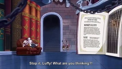 One Piece 816 – Luffy Strugles To Escape (Tries to Cut his arm) [HD]