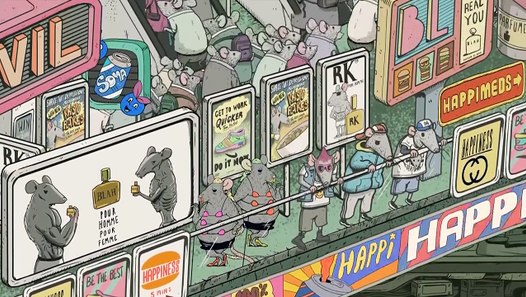 Happiness (*NEW*Animated Short Film by Steve Cutts) - Vídeo Dailymotion