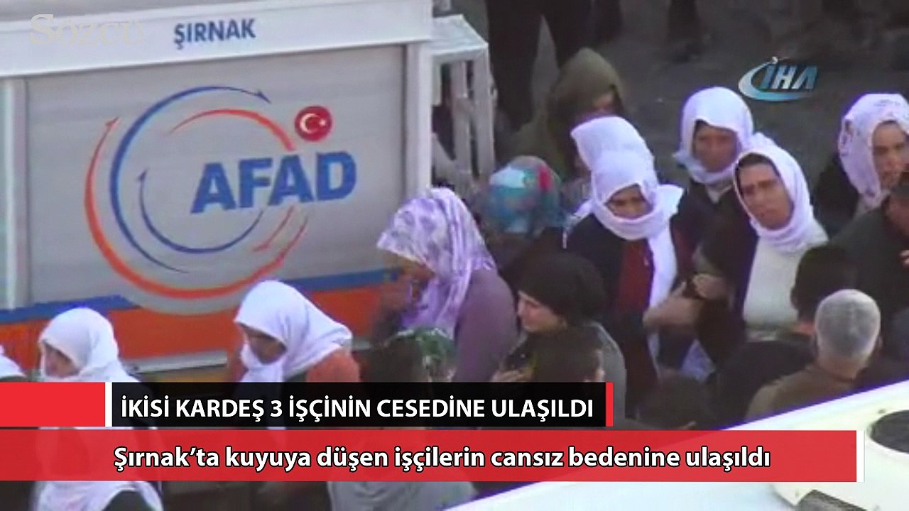 Şırnak’ta kuyuya düşen işçilerin cansız bedenine ulaşıldı