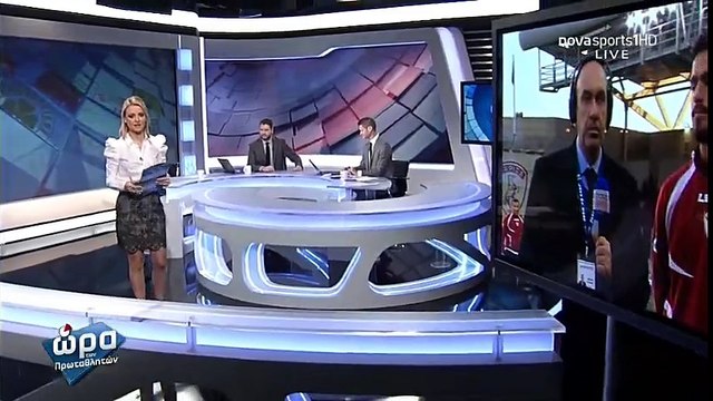 13η ΑΕΛ-Πας Γιάννινα 1-1 2017-18 Τάσος Κρητικός δηλώσεις & αρχική ενδεκάδα της ΑΕΛ (Novasports)