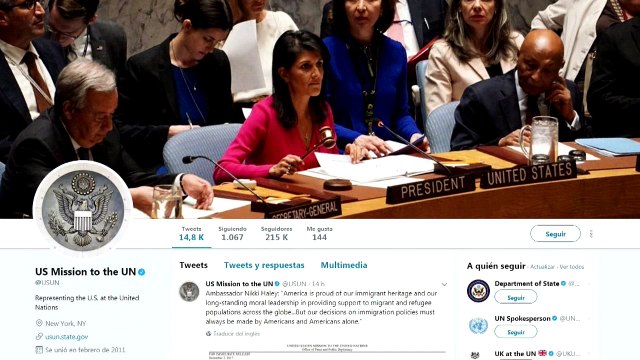 EE.UU. abandona el pacto de la ONU sobre protección de migrantes y refugiados