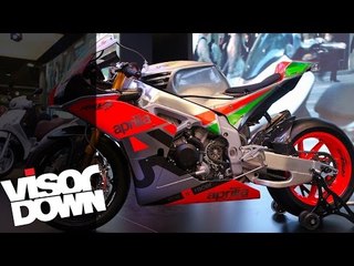 Aprilia RSV4 R-FW Misano walk-around at Eicma 2015 | Visordown Exclusive