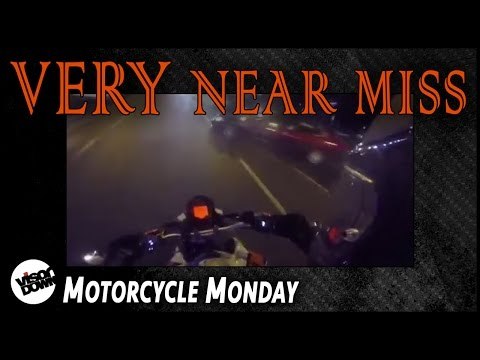 Motorcycle VERY near collision | Motorbike Monday