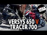 Kawasaki Versys 650 vs Yamaha Tracer 700 Review Road Test | Visordown Motorcycle Reviews