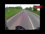 Motorcyclist collides with bird at high speed motorcycle video | Motorbike Monday