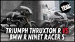 Triumph Thruxton R Vs BMW R nineT Racer S Motorbike Review | Visordown.com