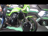 Kawasaki Z900RS Cafe in green - Closer look | EICMA 2017