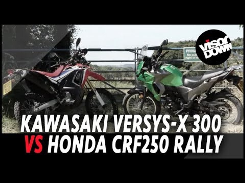 Kawasaki Versys-X 300 Vs Honda CRF250 Rally Motorbike Review | Visordown.com