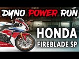 Honda Fireblade SP dyno test