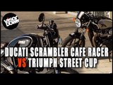 Ducati Scrambler Cafe Racer vs Triumph Street Cup | Visordown.com