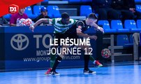 D1 Futsal, Journée 12 : Tous les buts