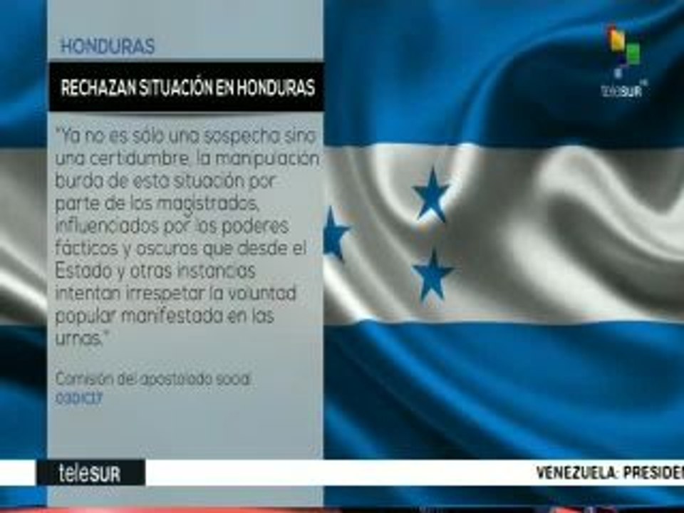 Jesuitas centroamericanos rechazan situación en Honduras