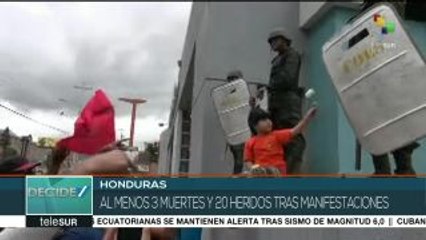 Hondureños se movilizan para exigir al TSE respete resultado electoral