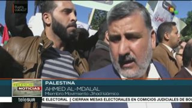 Marchan palestinos y exigen a Al Fatah y Hamas fortalezcan su unión