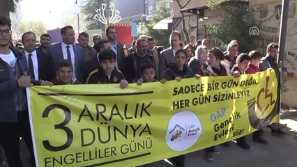 Empati Yürüyüşü" ile Engellilere Destek Oldular