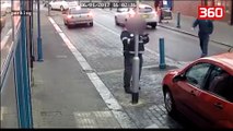 Polici po i vinte gjobe per parkimin, shikoni cfare i punon pronari i makines (360video)