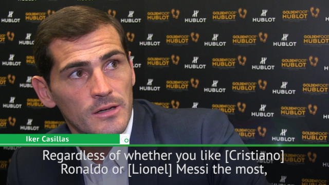 Casillas tips Ronaldo to match Messi in Ballon d'Or awards