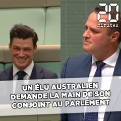 Un élu demande en mariage son compagnon au Parlement australien