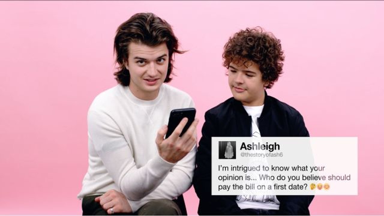 Stranger Things’ Gaten Matarazzo and Joe Keery Give Advice to Strangers on the Internet