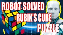 Robot can solve rubiks cube puzzle