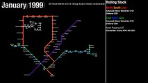 Singapore Mass Rapid Transit (MRT) Evolution (1980s-2017)