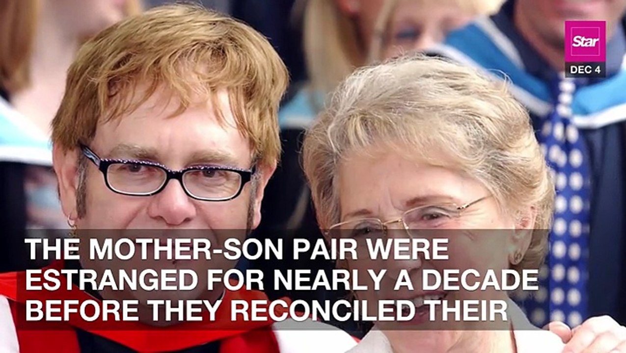 Singer Elton John Reveals His Mother Has Passed Away