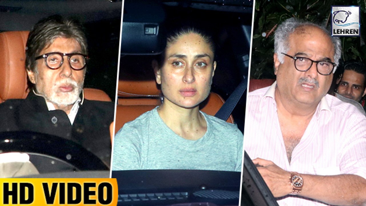 Kareena Saif Amitabh Visit At Shashi Kapoor House Full Video