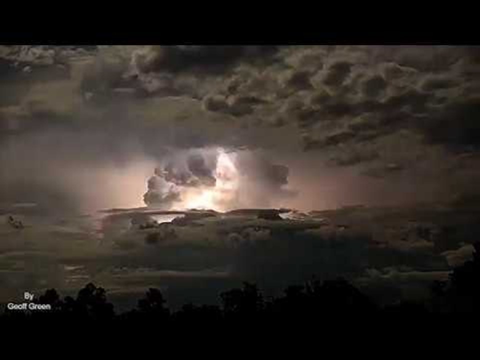 Electrical Storm Lights Up Sky Over Kimberley