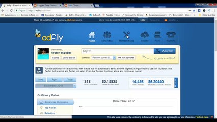 como configurar adfly