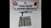 Tunceli'de 16 Adet Patlayıcı ve Makinalı Tüfek Ele Geçirildi