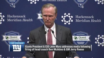 Mara on Eli benching: 'If you want to blame anyone on that, blame me'