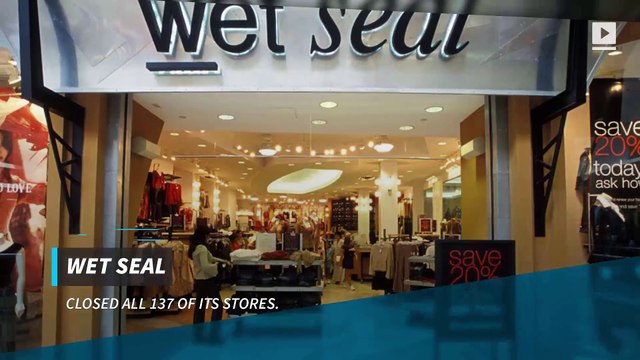 10 retailers that have filed for bankruptcy in 2017