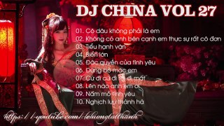 DJ China Vol 27 | 中文舞曲 2017 新娘不是我 没有你陪伴我真的好孤单