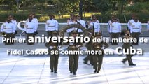 Primer aniversario de la muerte de Fidel Castro se conmemora en Cuba