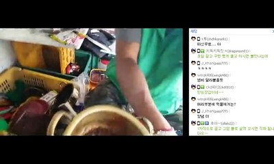 낙지먹방 (아프리카tv 낚시 해루질 mukbang)