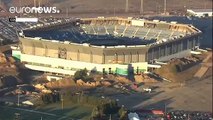 Michigan stadium withstands demolition blast