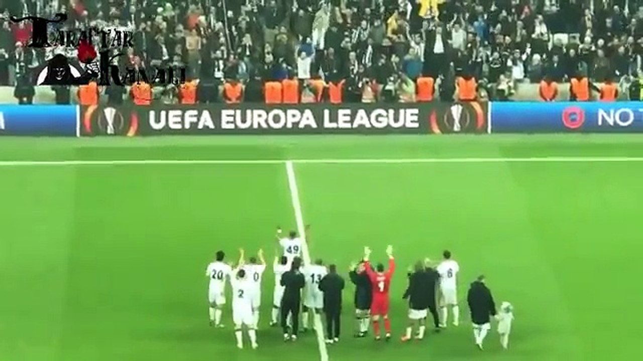 BEŞİKTAŞ YUNANLARI İZMİR MARŞI VE SİRTAKİ İLE UĞURLUYOR! [ BEŞİKTAŞ 4 1 OLYMPİAKOS ] #TRİB