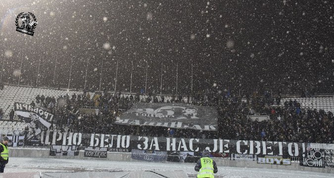 PADINJAK 35 GODINA / CRNO -BELO ZA NAS JE SVETO ! | Partizan - Vojvodina, 03.12.2017.