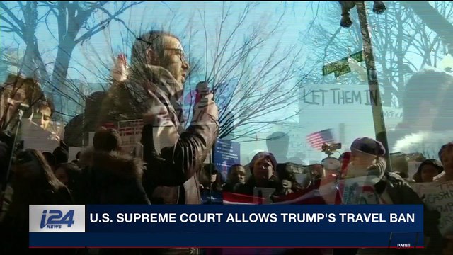 i24NEWS DESK | U.S. Supreme Court allows Trump's travel ban | Monday, December 4th 2017