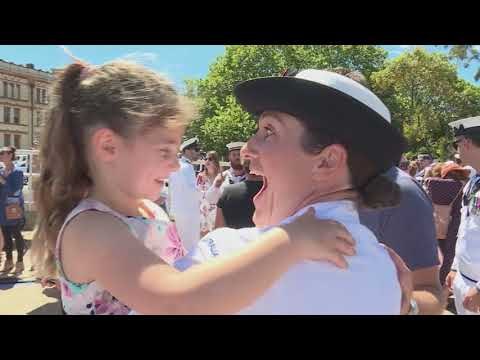 HMAS Newcastle Returns From Six-Month Middle East Deployment