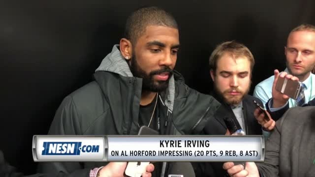 Kyrie Irving Talks Al Horford After Celtics Beat Bucks