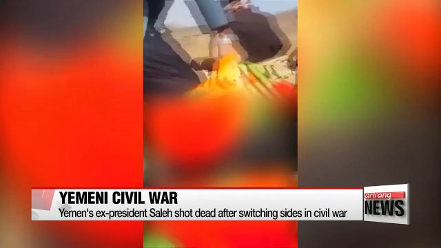 Yemen's ex-president Saleh shot dead