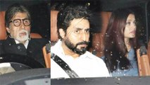 Amitabh Bachchan, Aishwarya Rai, Abhishek Bachchan At Shashi Kapoor HOME | Shashi Kapoor PASSES AWAY